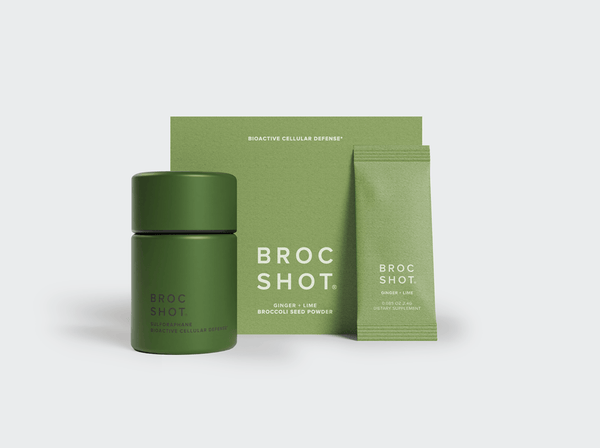 Ginger + Lime Broc Shot